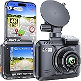 ROVE R2-4K Dash Cam, 4K UHD 2160P Car Camera, 8MP Sensor, WiFi 6 and GPS | Super Night Vision, 150&deg; Wide Angle, 2.4in Screen, 24-Hr Parking Mode, Supports 512GB Max, Dash Camera for Cars Trucks