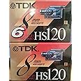 TDK 8mm Video Cassette HS 120 6 pack