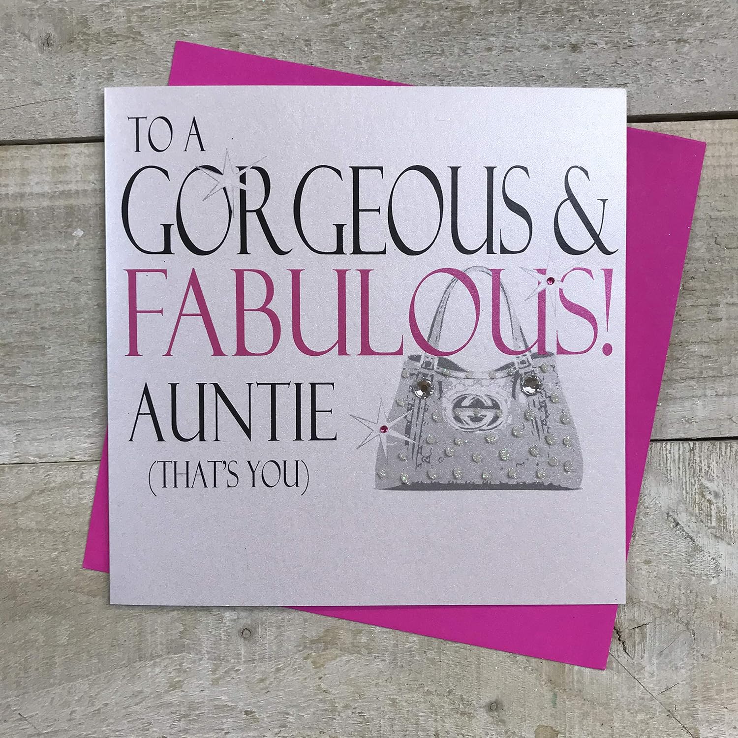 handmade birthday card for aunty