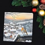 Absolutely Yours Charity Christmas Cards 24 Pack 4 Robin Designs 150x150mm view 4