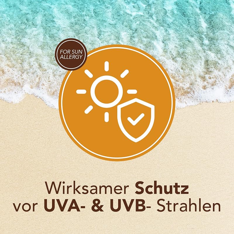 Allergy Sonnencreme mit LSF 30, Sonnenschutz für empfindliche Haut, wasserfest und schnell einziehend, 200ml