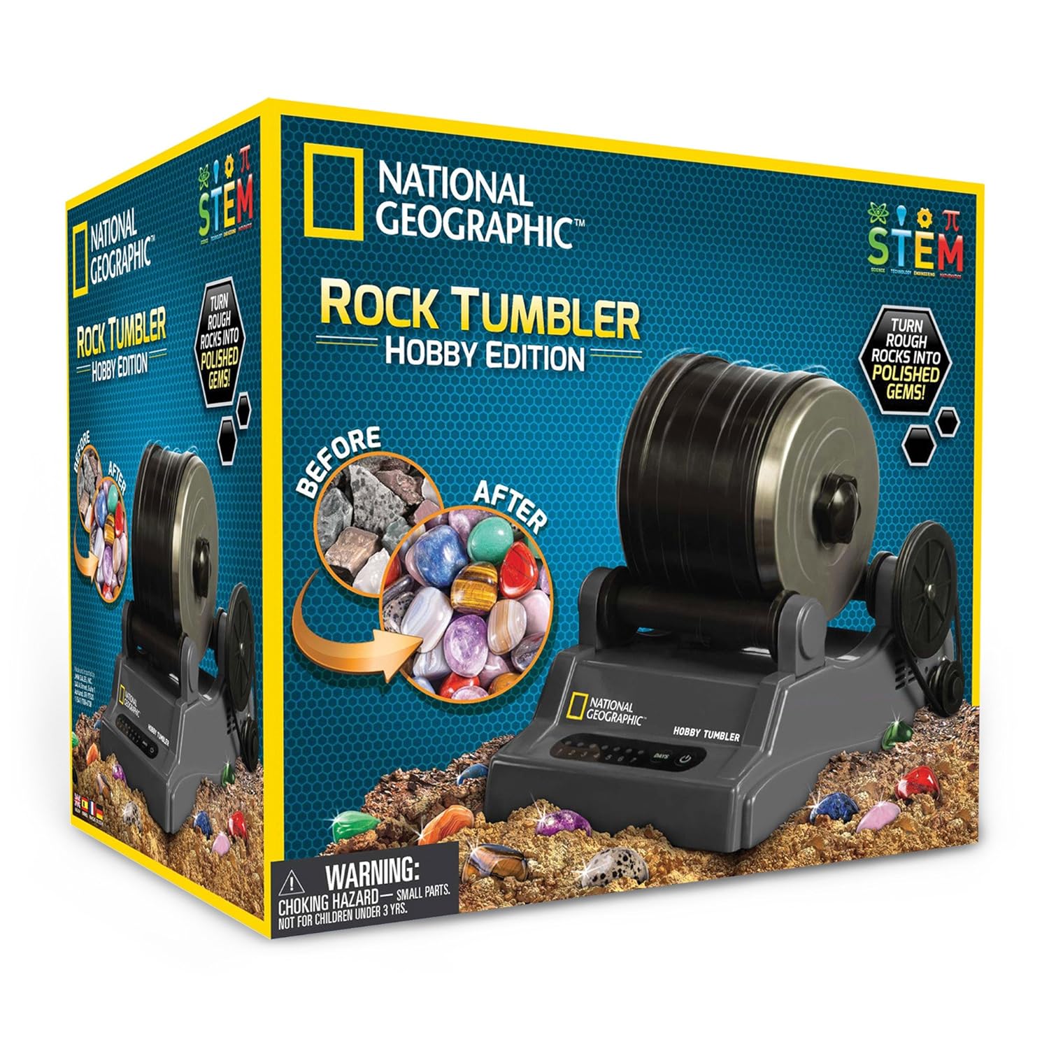 Buy National Geographic Hobby Rock Tumbler Kit Online At Low Prices In India Amazon In