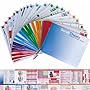 ScrubCheats 50 Nursing Reference Cards, HEAVY Laminated, Scannable QR CODES (4X6 Fits in Scrub Pocket) (MedSurg, Critical Care, Pharm, OB/Peds, Respiratory, Cardiac) WATERPROOF, SPLASHPROOF,