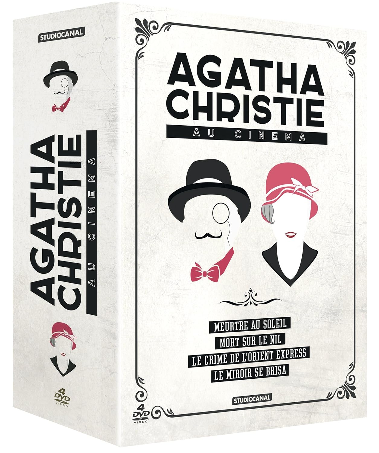 Amazon Com Agatha Christie Coffret Le Miroir Se Brisa Meurtre Au Soleil Mort Sur Le Nil Le Crime De L Orient Express Movies Tv