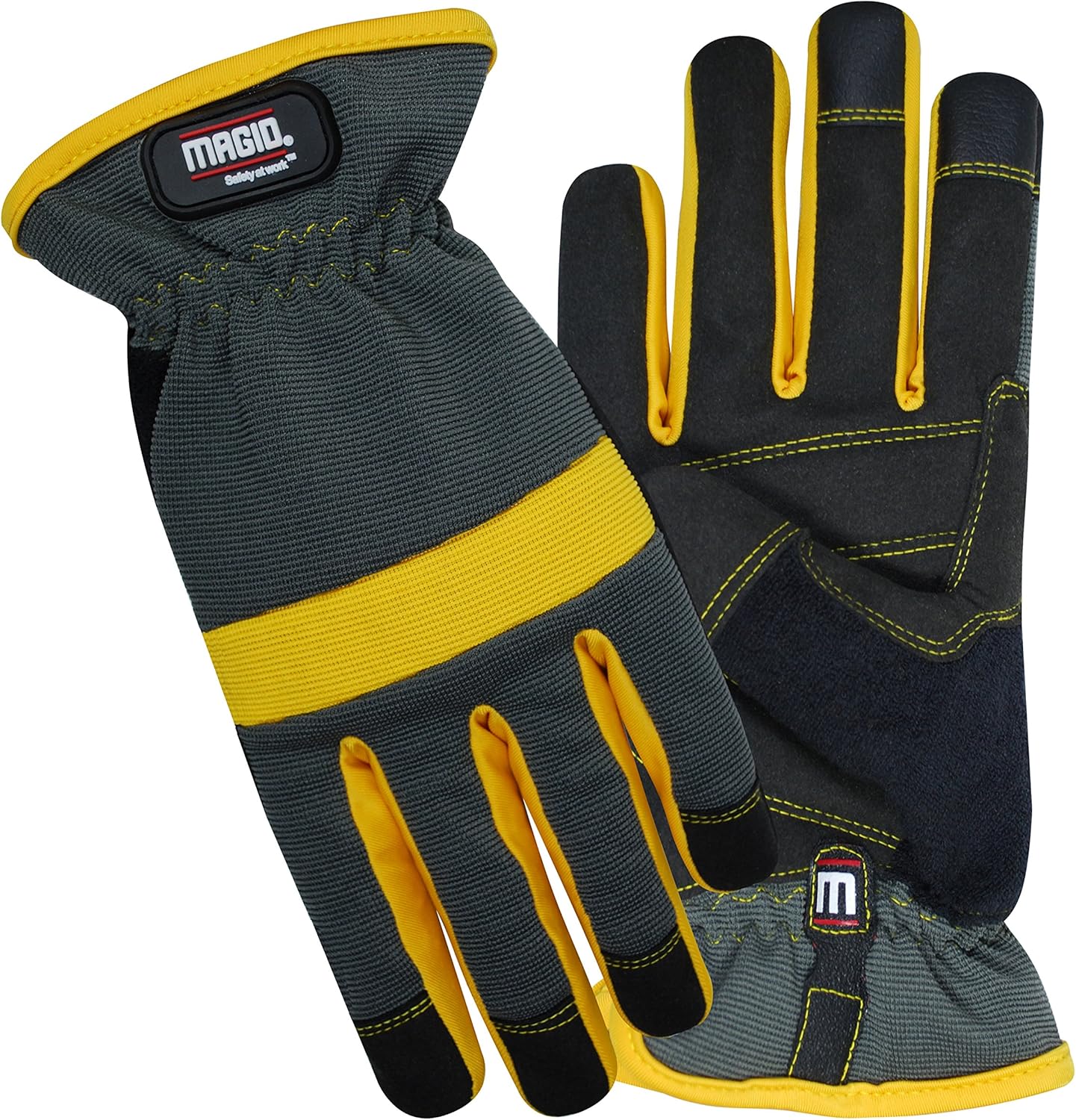 Magid Glove and Safety Pro Utility Yellow Gloves, XL