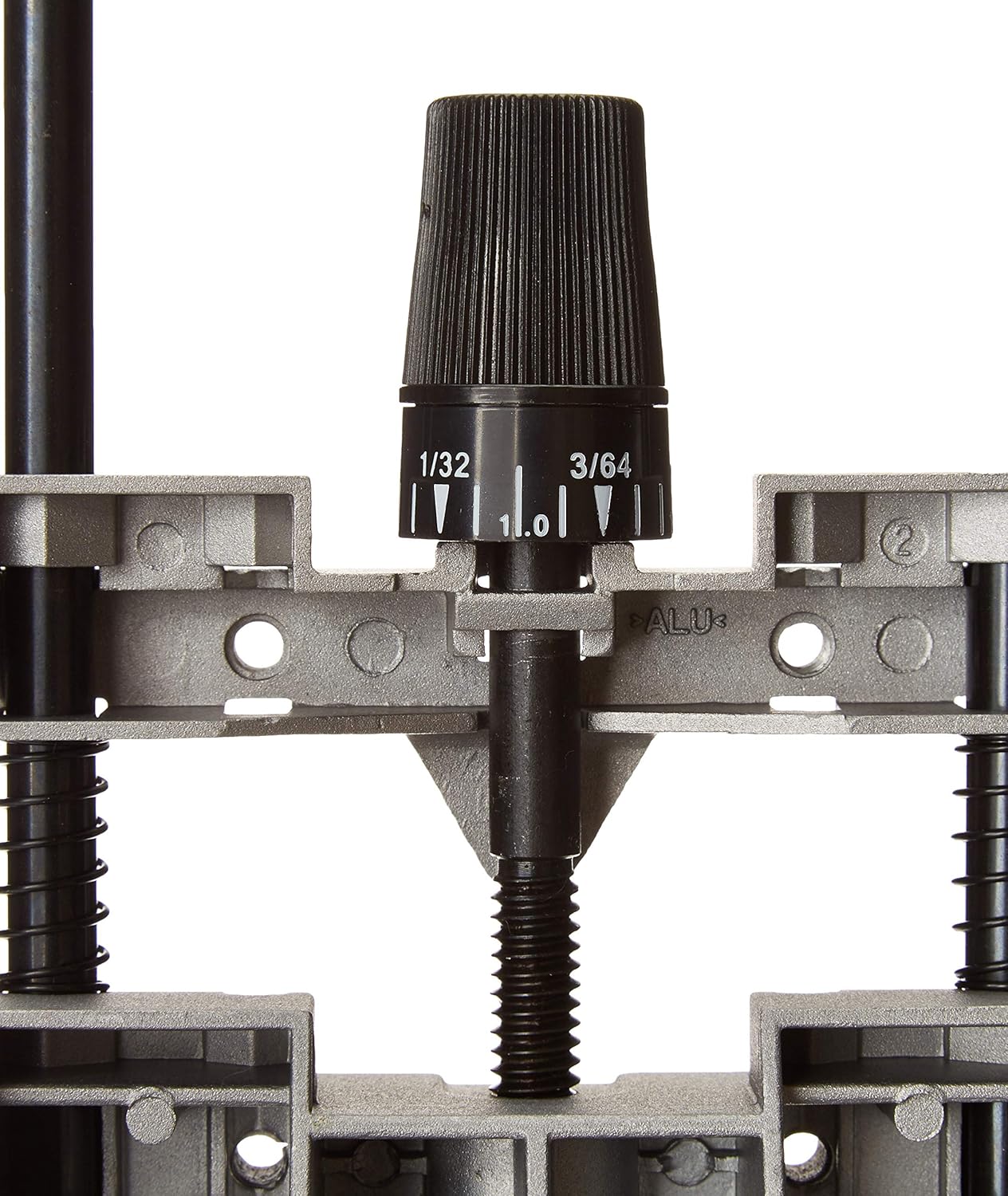 Bosch Deluxe Router Edge Guide With Dust Extraction Hood & Vacuum Hose Adapter RA1054 - Router Templates - 