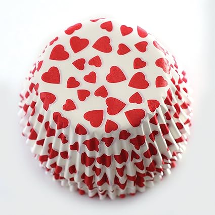 Norpro 3456 75-Pack Heart Muffin Pan Multicolored