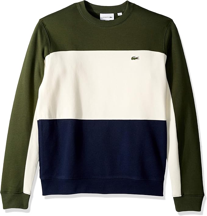 lacoste colorblock sweatshirt