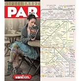 StreetSmart&reg; Paris Map by VanDam - City Center Street Map of Paris, France - Laminated folding pocket size city travel and Metro map with all attractions, sights and hotels (2026) English and French Edition)