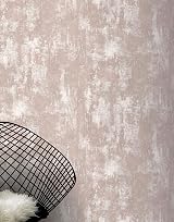 Arthouse Stone Texture Wallpaper Blush Pink Rose Gold Feature Wall 10m x 0.53m view 3