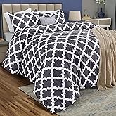 King Comforter Set 3 Piece Grey by Utopia Bedding, Printed Comforters King Size, Bedding Comforters Sets, Down Alternative Soft Bed Set, 1 Comforter (90 x 102 inches) 2 Pillow Shams (20 x 36 inches)