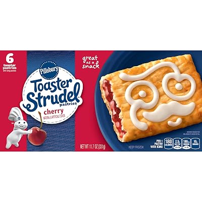 Pillsbury Cherry toaster strudel pastries 6 count (018000426881)
