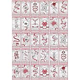 Ceramic Decals, Underglaze Transfer - Tarot Cards (Black)