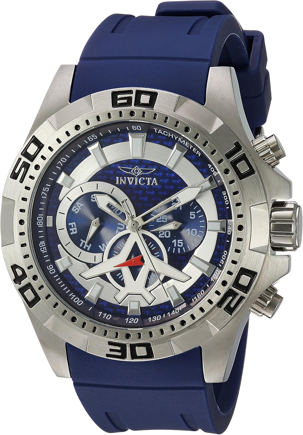 INVICTA AVIATOR RELOJ DE HOMBRE CUARZO CORREA DE POLIURETANO COLOR AZUL 21736