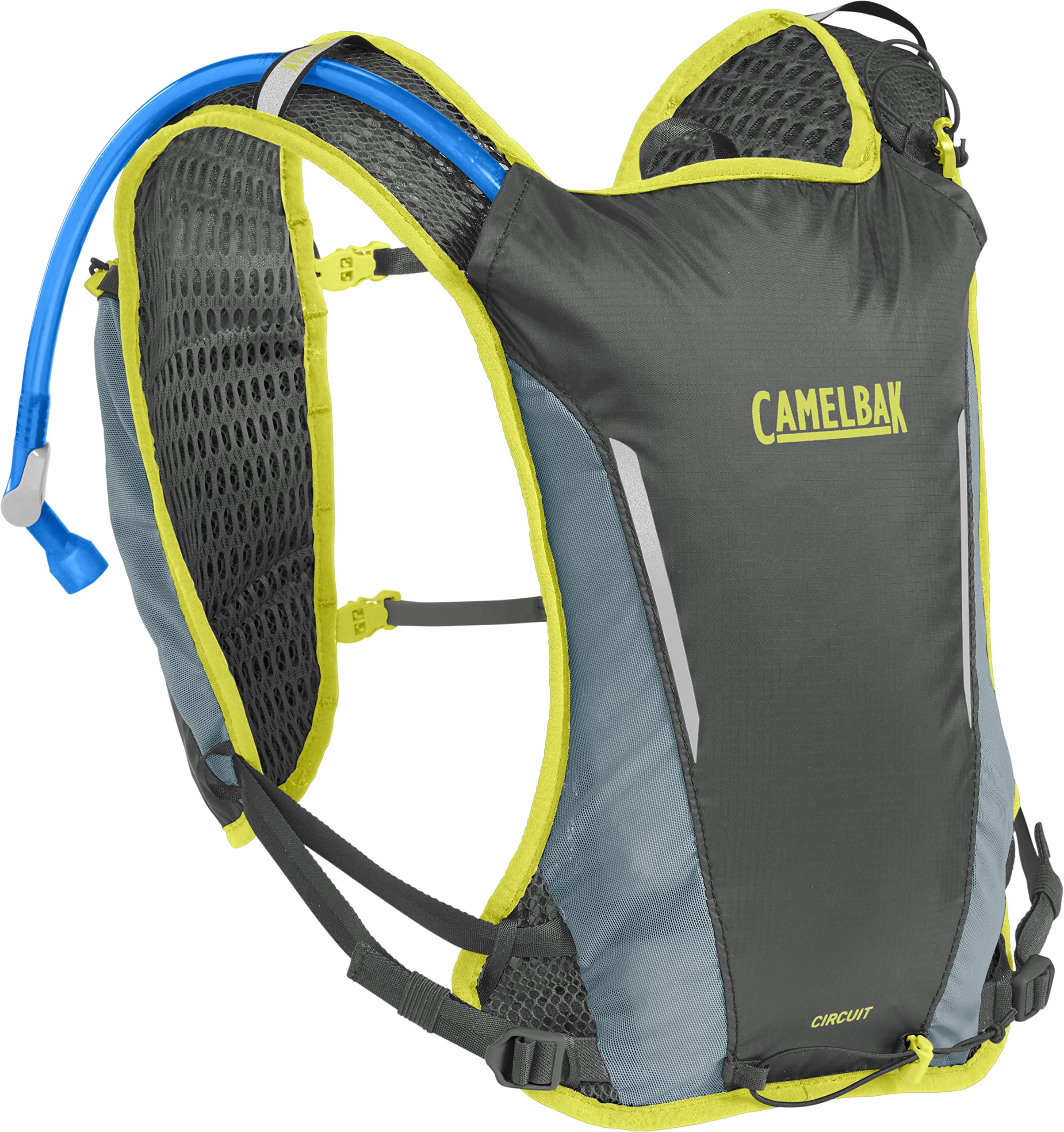 CAMELBAK Women's Circuit Run Vest 50oz, Graphite/Limeade