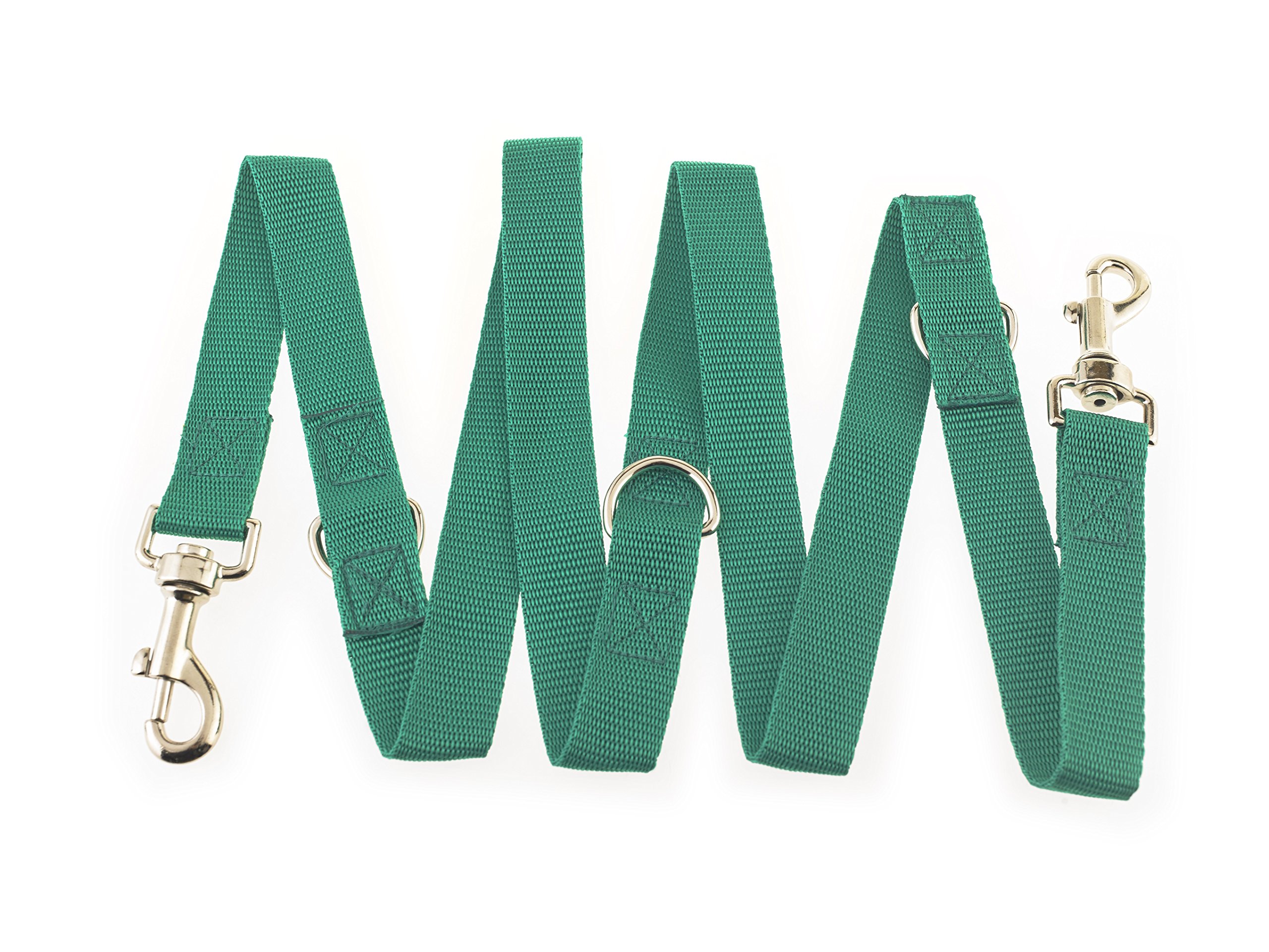 Maximum Pet Products 6ft/1.8m Police style Green dog training lead 6ft Multiple colours