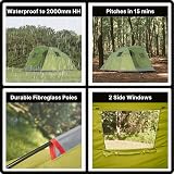 Eurohike Sendero 6 Man Family Tent with Porch 2000mm H/H Waterproof view 4