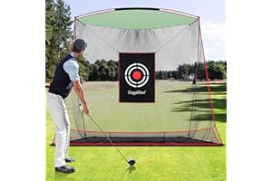 Golf Net,Golf Hitting Net,Golf Practice Net,Golf Driving Range for Backyard,Iron Frame Golf Net with Carry Bag,Heavy Duty Gol