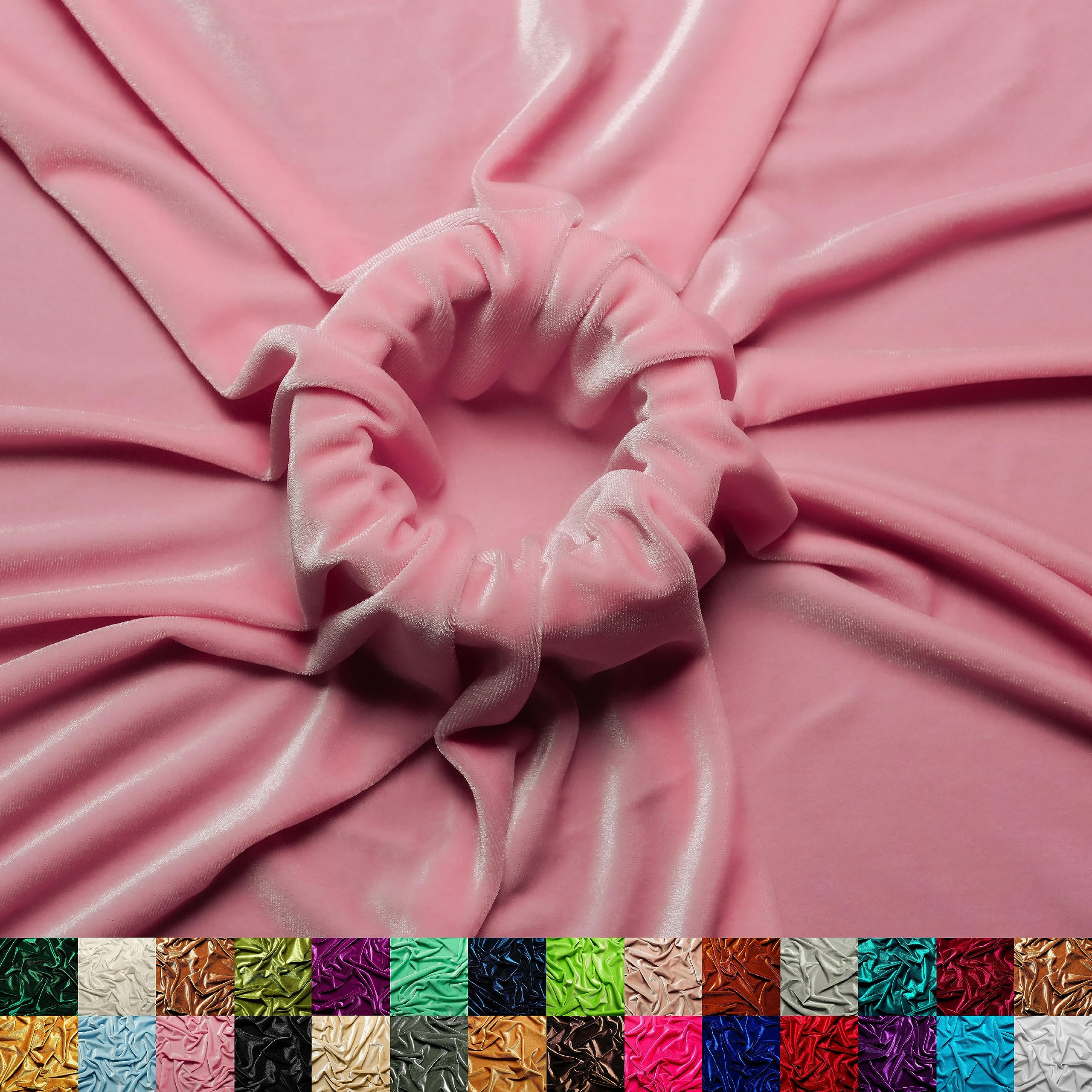 Ice Fabrics Stretch Velvet Fabric by The Yard