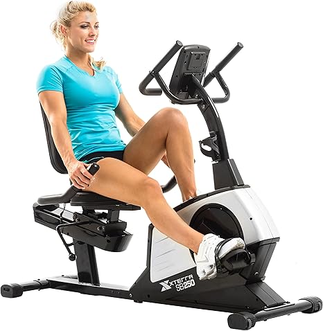XTERRA Fitness SB250 Recumbent Bike, Black