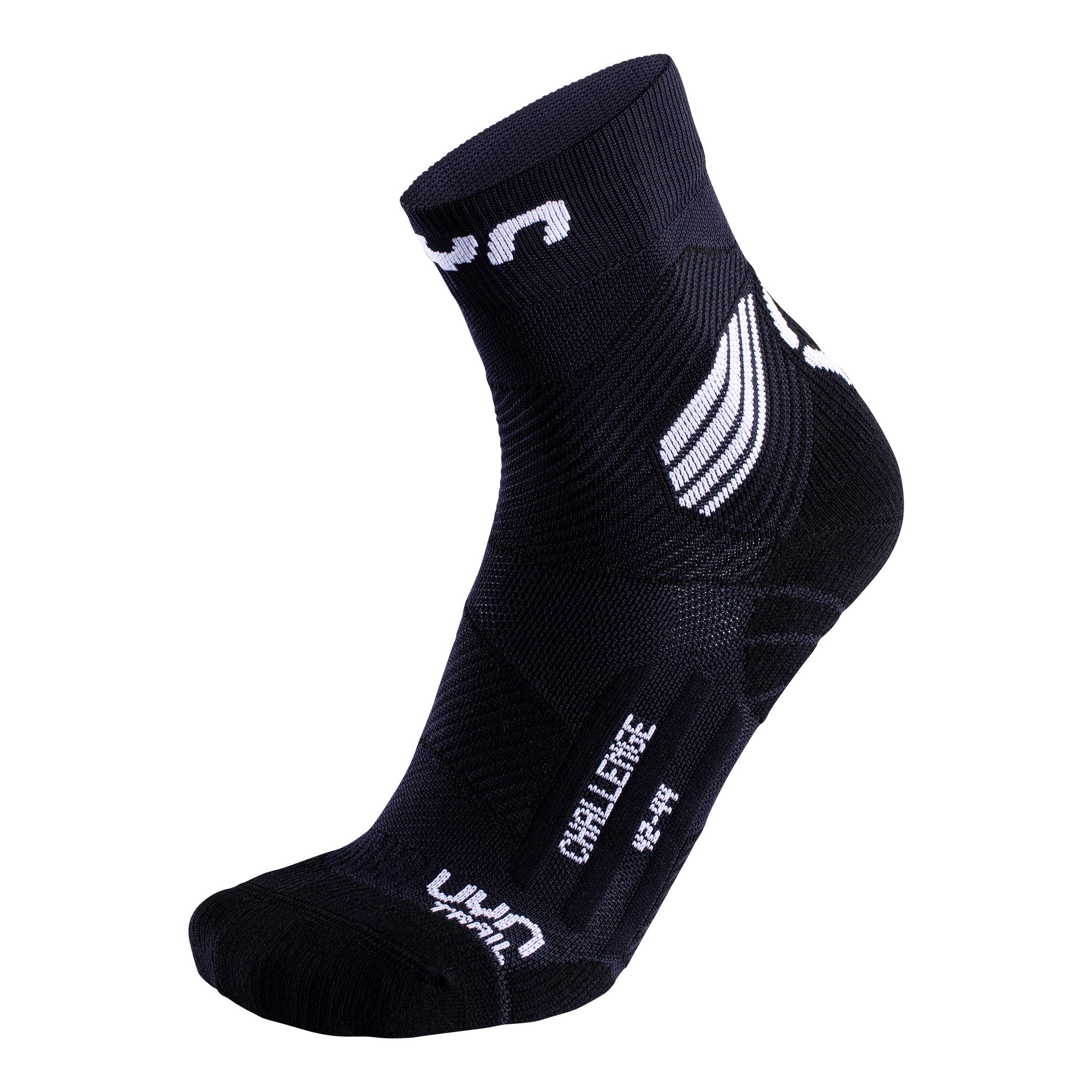 UYN PUMA S100074 RUN TRAIL CHALLENGE Socks Men's Black White 41