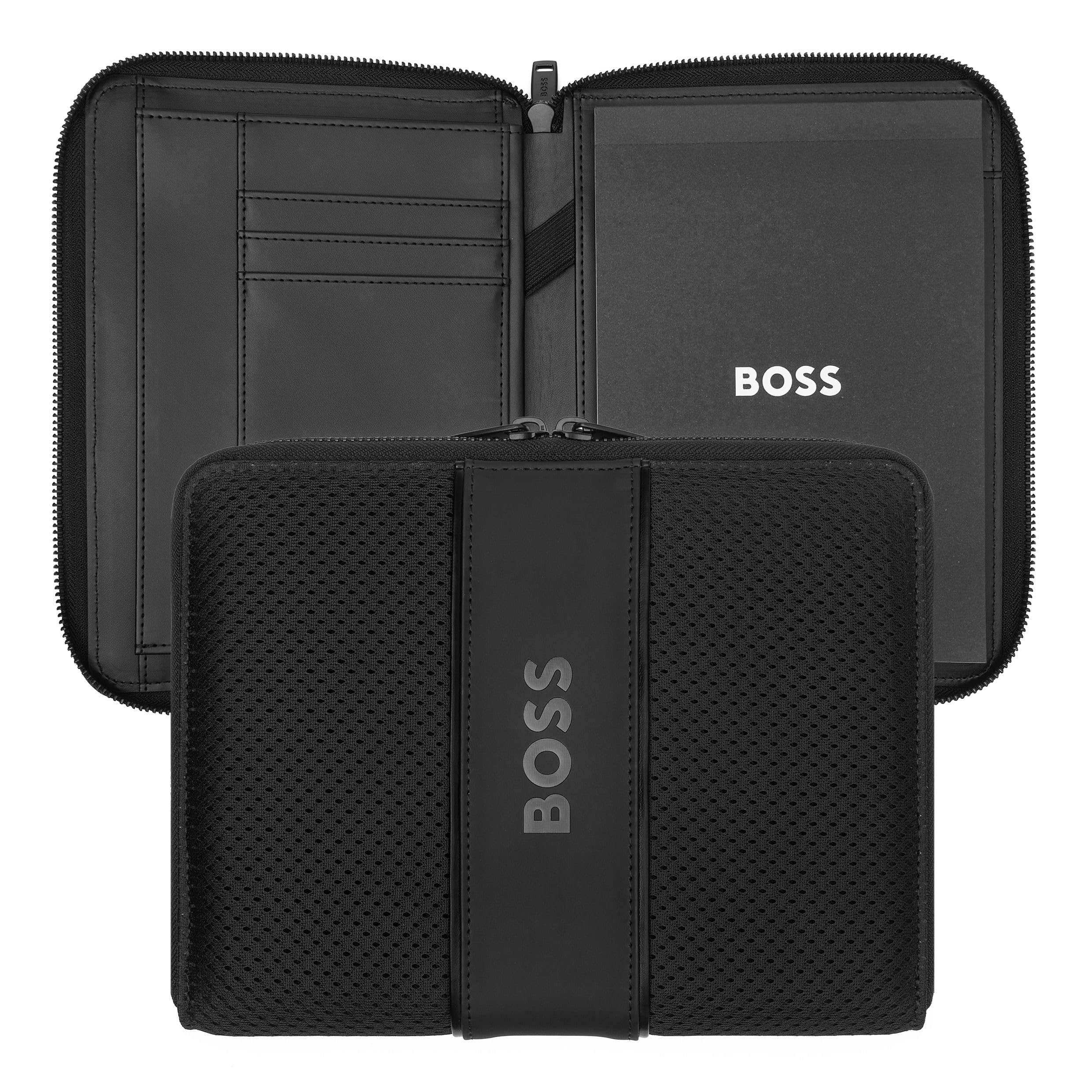 Hugo Boss A5 Conference Folder Ark Black