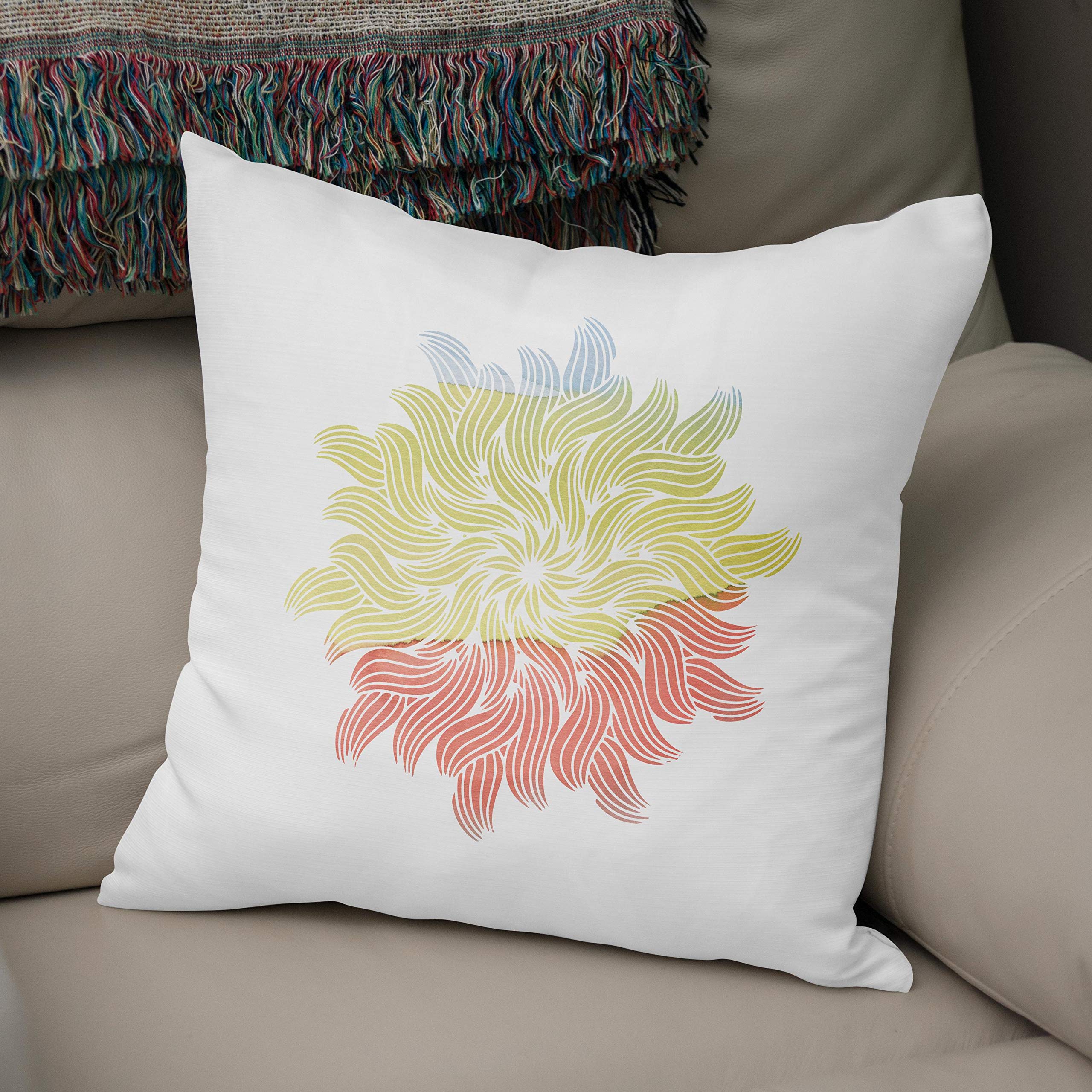 Bonamaison, Decorative Cushion Cover - 50% Cotton 50% Polyester - 43x43cm - Designed and Manufactured in Turkey