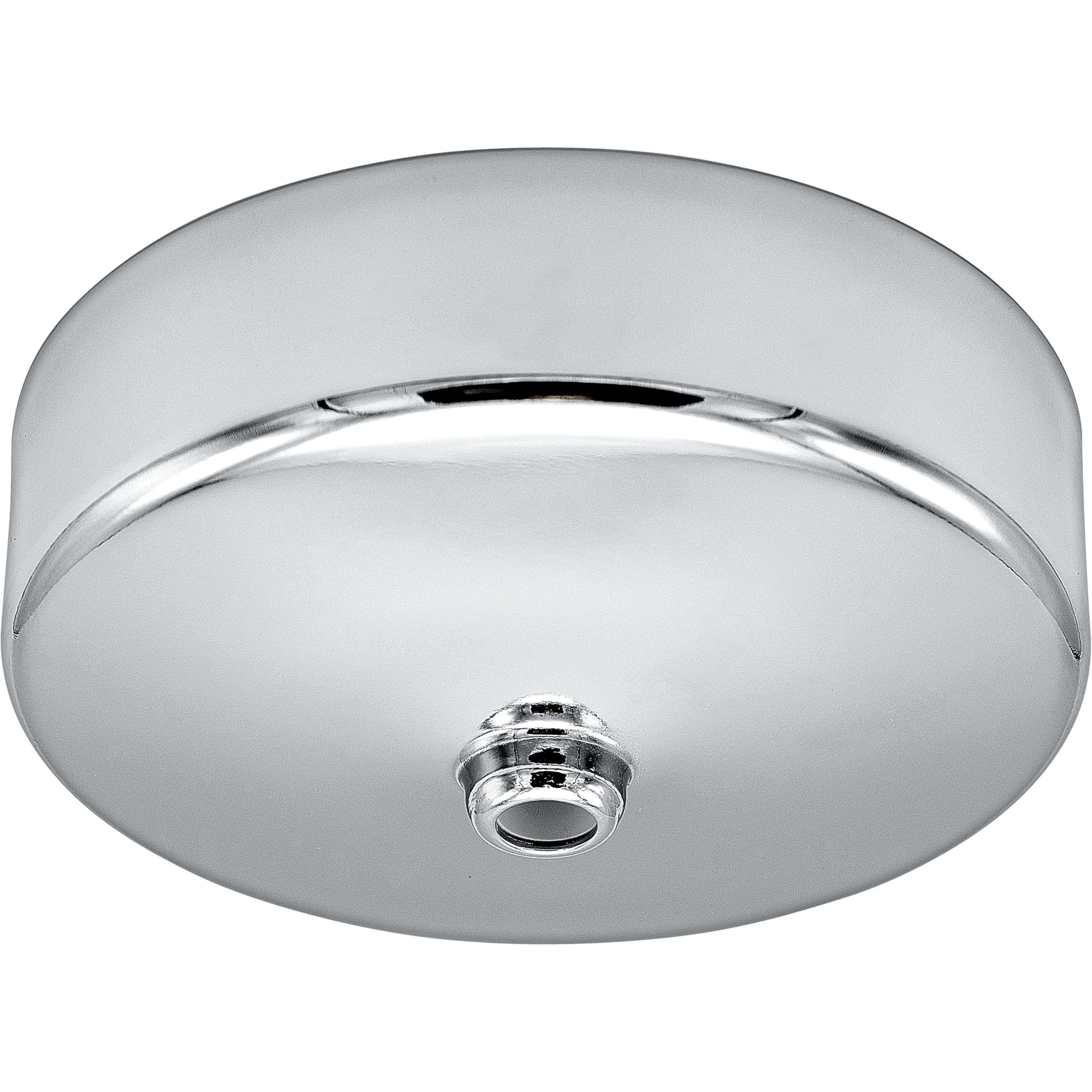 British General BG Electrical Ceiling Rose Lighting Fixture with HO Skirt and Spin on Cover, Heat Resistant, Chrome, 3" Base, 661CH-01