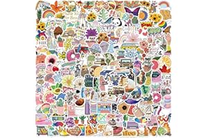 200 Pcs Stickers Aesthetic Waterproof Vinyl Sticker Packs cute scrapbook autocollant for Kindle Trunk Laptop Water Bottle Har