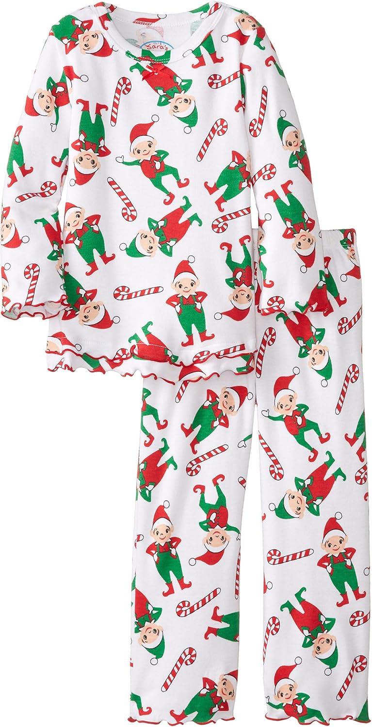 girls ruffle pajamas