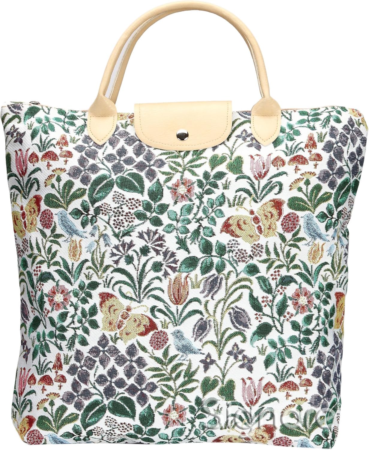 Signare Tapestry Foldable Tote Bag Reusable Shopping Bag Grocery Bag