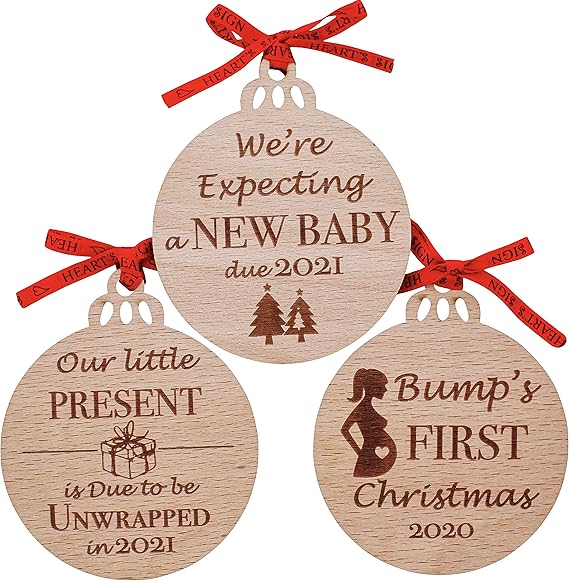 expecting baby ornament