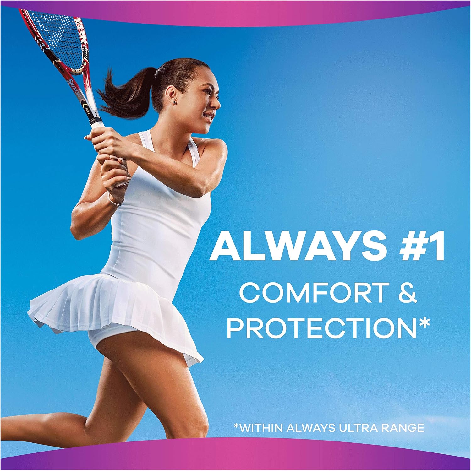 Always Platinum Sanitary Towels Normal (size 1) With Wings 24 Pads, Ultra Soft And Protective Topsheet, Light Scented - Image 4