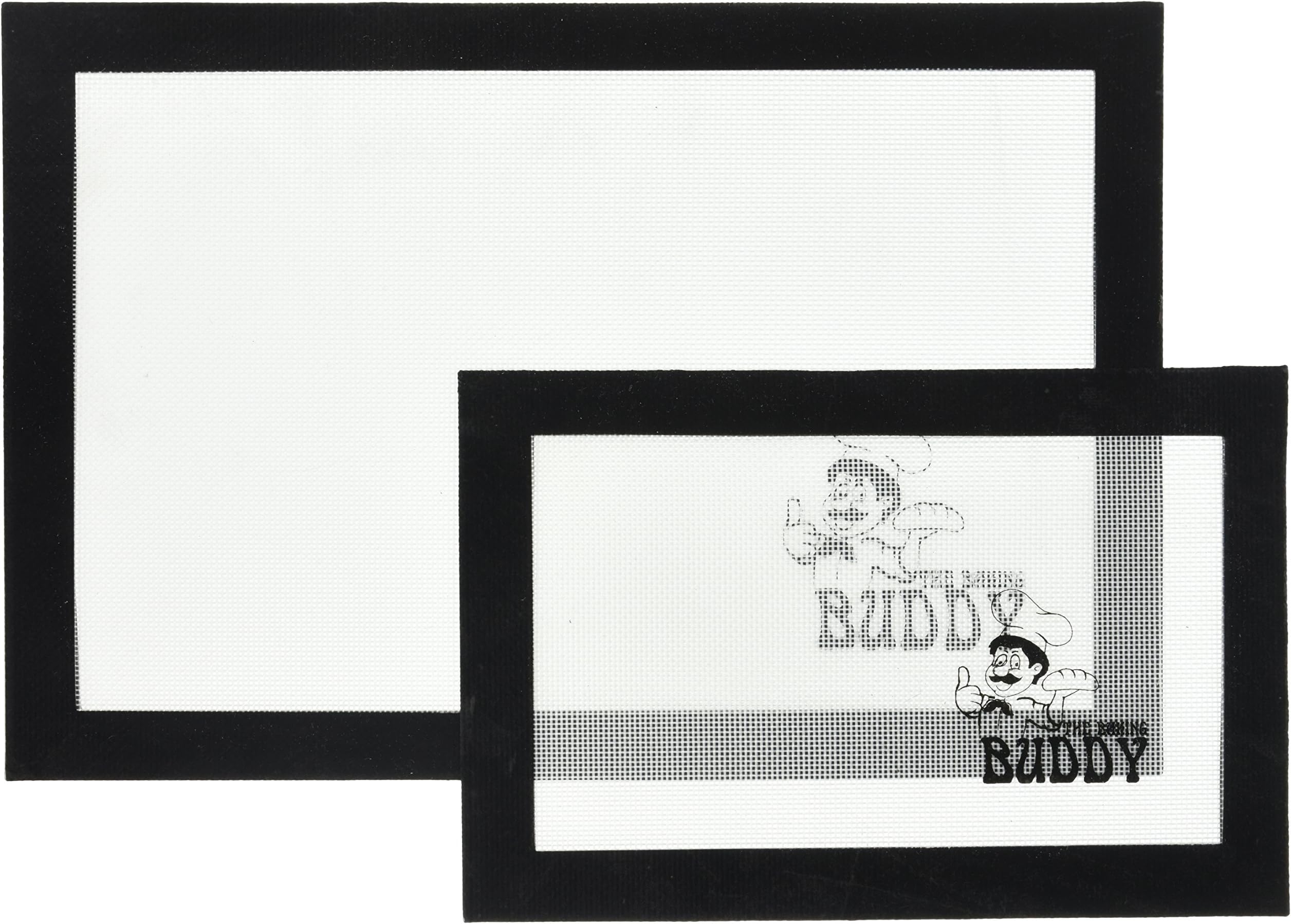 Silicone Baking Mat Set [Half Pan & Quarter] -Heat Resistant Non-Stick Cookie Sheet Bakeware