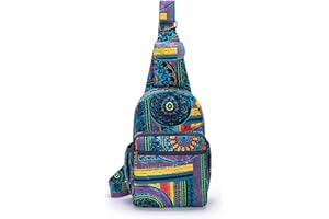 COTON POSE Women sling bag Elephant canvas large boho backpacks bohemian Crossbody Bag