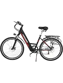 ANCHEER Electric Bike, 26 Inch Electric Commuter Bicycle with 36V 10 Ah Lithium Battery, 250W Brushless Gear Motor