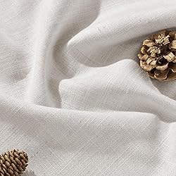 Joydeco Linen Curtains for Living Room,Light