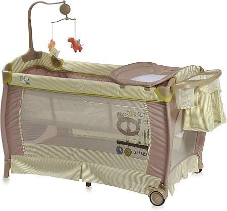 Lit Parapluie Bebe Pliant Pliable A 2 Niveaux Sleep And Dream Musical Amazon Co Uk Baby