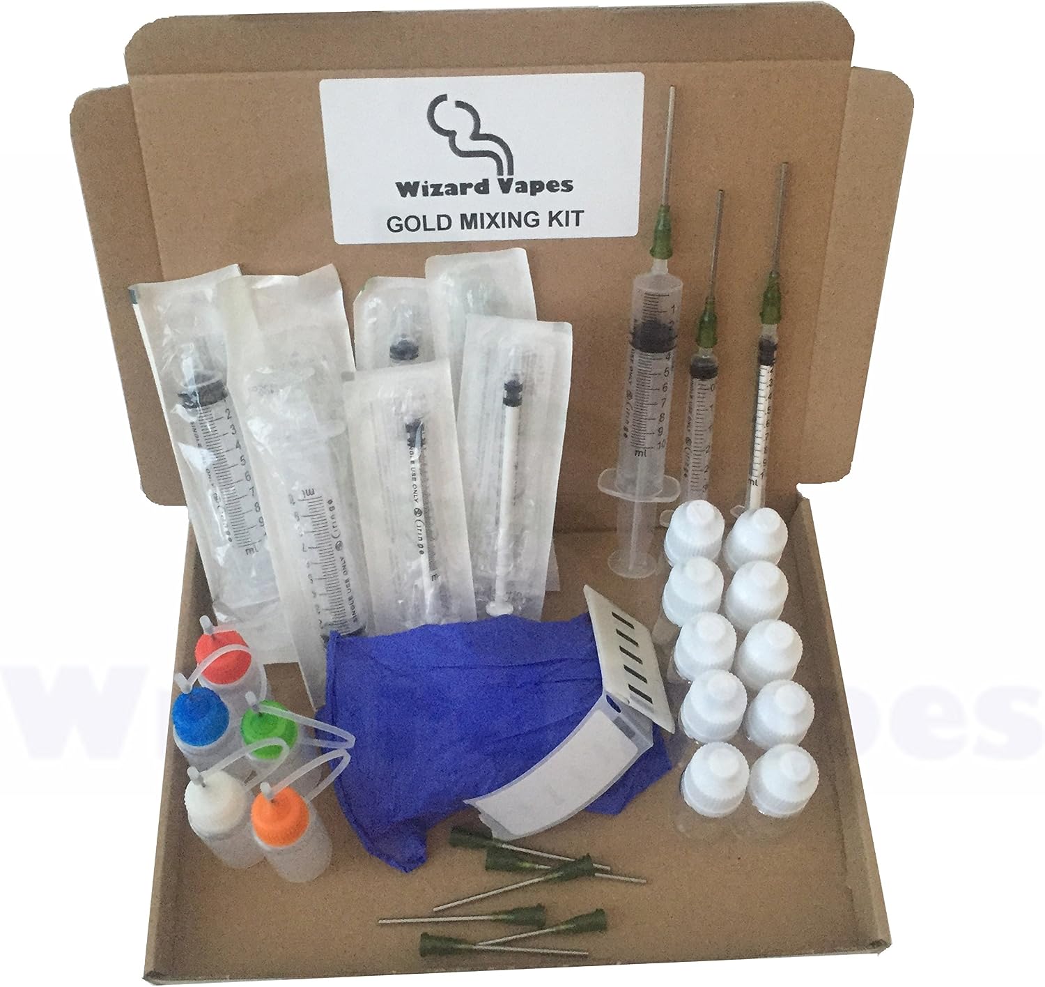 Gold DIY E-Liquid Mixing Accessory Pack, 46 Count (Pack of 1)