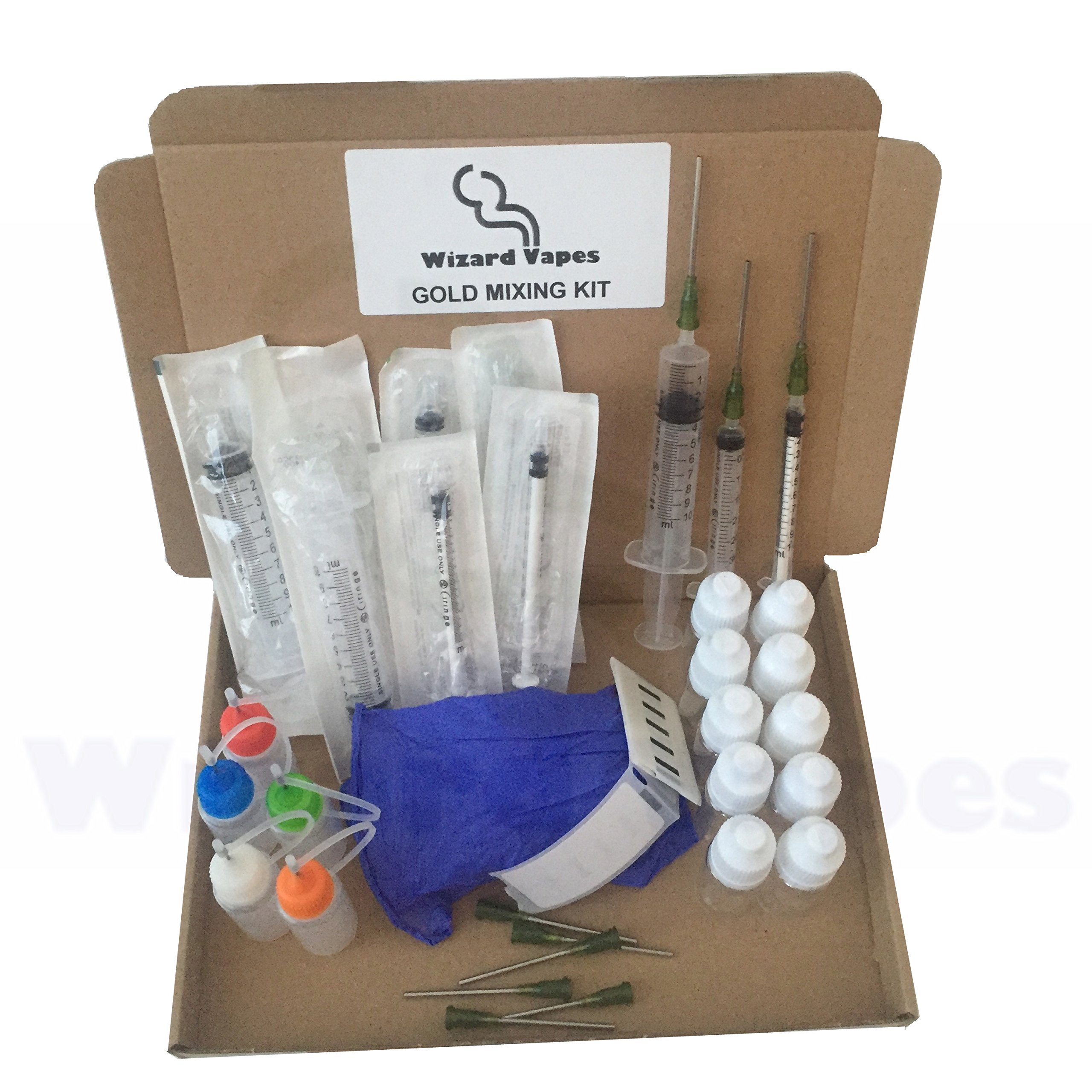 Gold DIY E-Liquid Mixing Accessory Pack