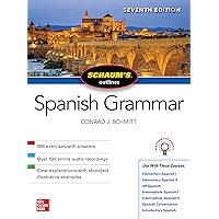 Schaum's Outline of Spanish Grammar, Seventh Edition (Schaum's Outlines) (Spanish Edition) book cover