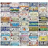 1st warehouse Retro Vintage Assorted US States Number Tags, Embossed License Plates, Lot of 10/15/20/25/30 pcs, Man Cave Gara