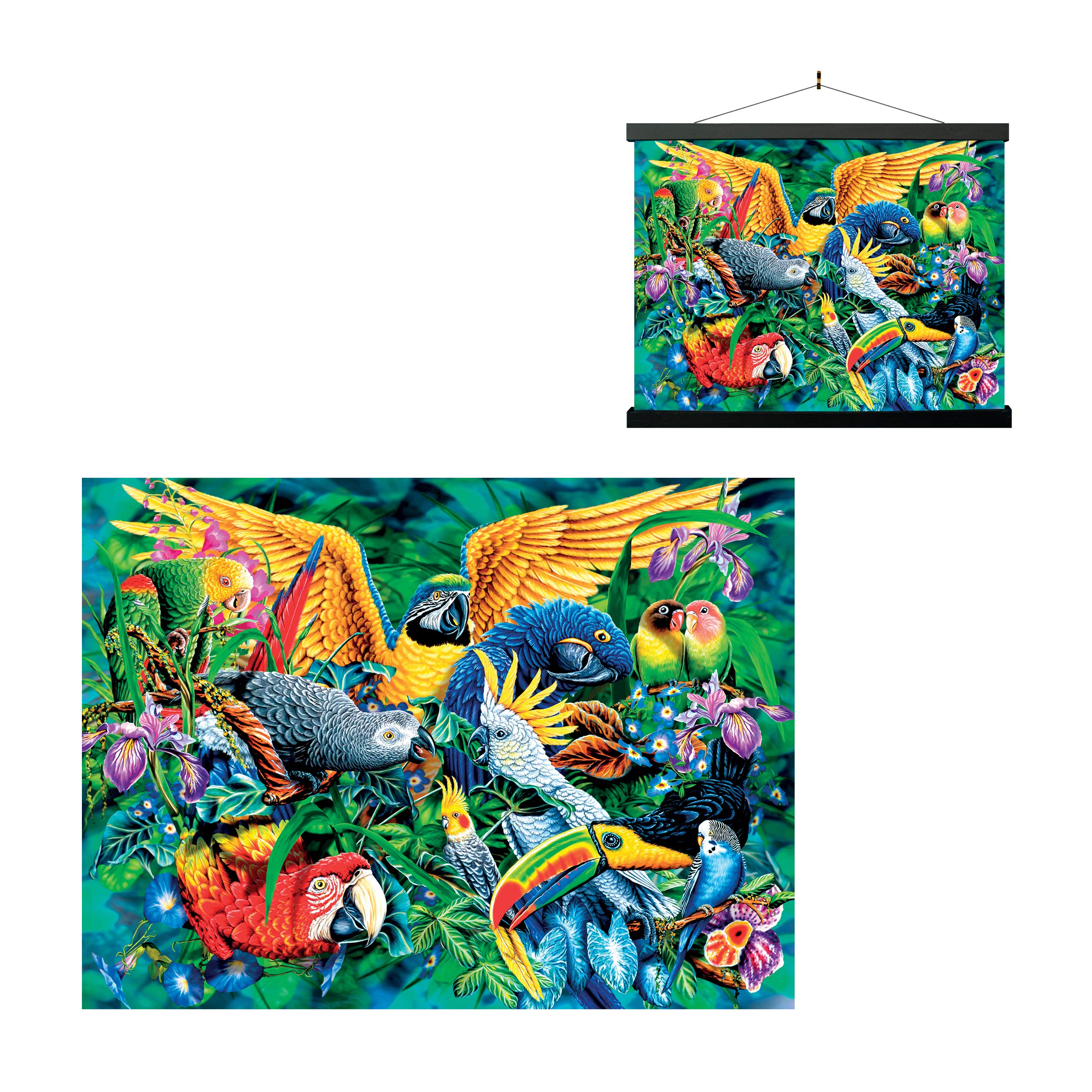 3D LiveLife Lenticular Wall Art Prints - Birds of the Tropics from Deluxebase. Unframed 3D Poster. A perfect wall filler. Original artwork licensed from renowned artist, Steven Michael Gardner โ image 1