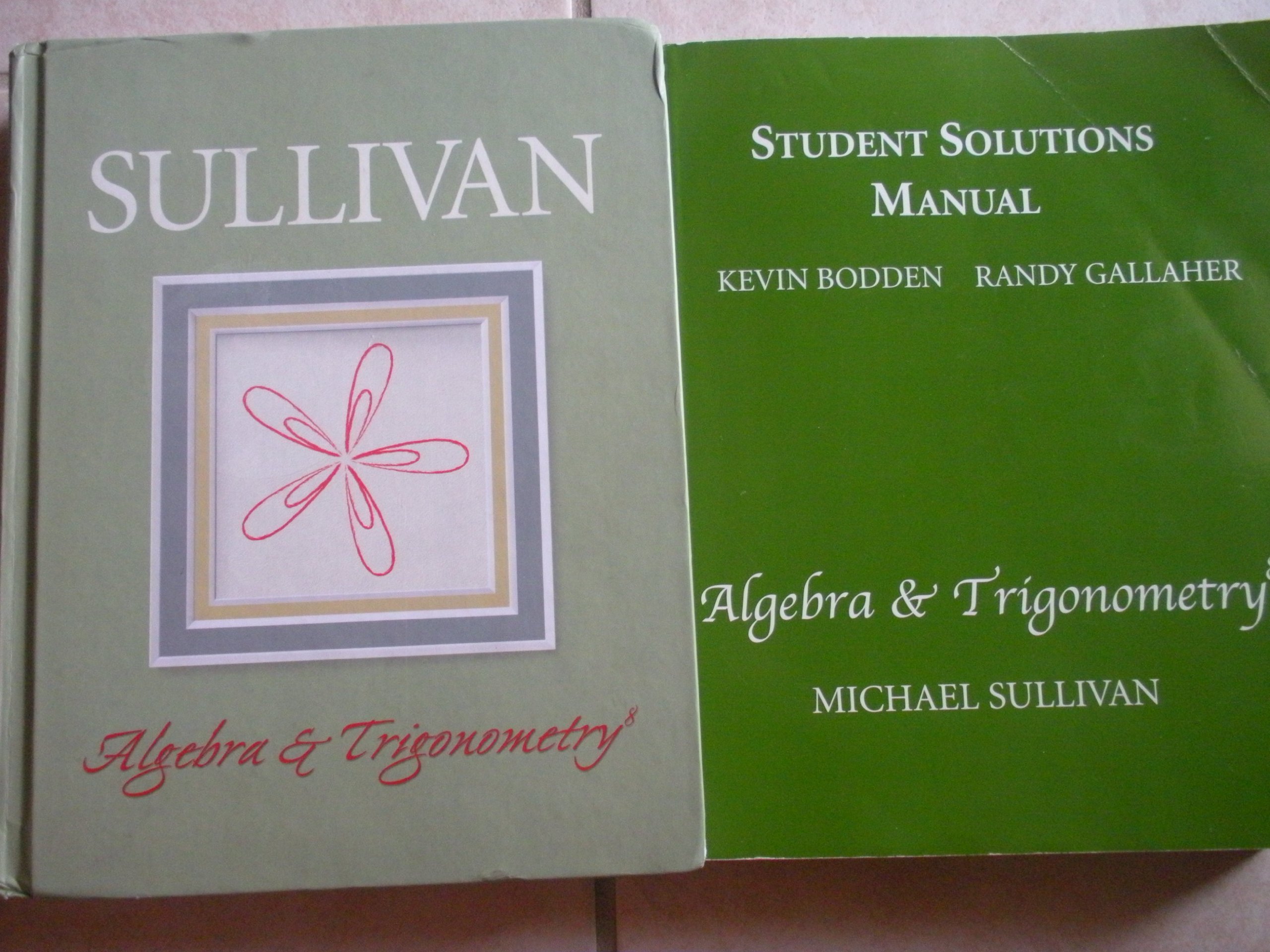 Algebra and Trigonometry 8th Edition with Study Guide: Michael Sullivan:  Amazon.com: Books