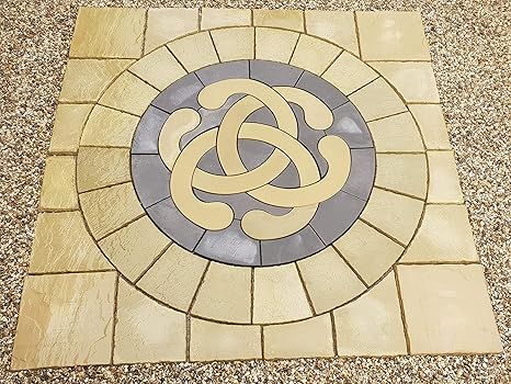 Stone Concrete Celtic Love Knot Patio Paving Set 3 0 Sqm Delivery