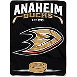 Officially Licensed NHL "Inspired" Plush Raschel Throw Blanket, Multi Color, 60" x 80"