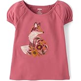 Gymboree Girls' and Toddler Puff Sleeve Embroidered T-Shirt