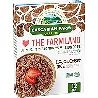 Cascadian Farm Organic Cocoa Crispy Rice Cereal,12 Ounce