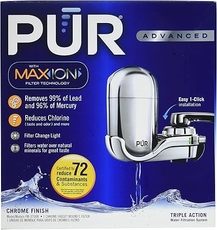 Amazon Com Pur Fm3700 00524 Pur 3 Stage Vertical Faucet Mount