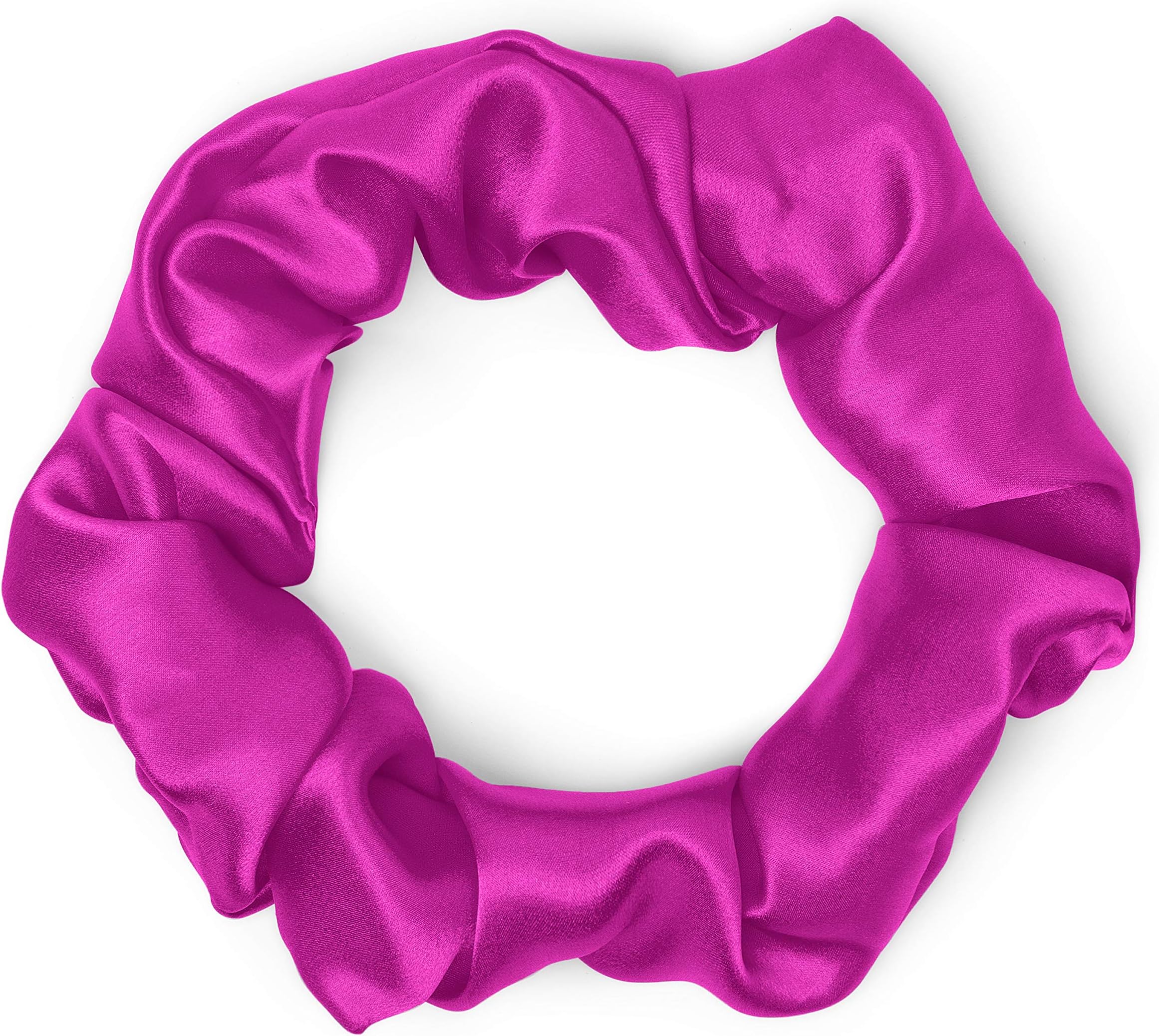 Satin Scrunchies 100% Silk Premium Quality Ponytail Holders Choose From Many Colors Scrunchie King Made in the USA